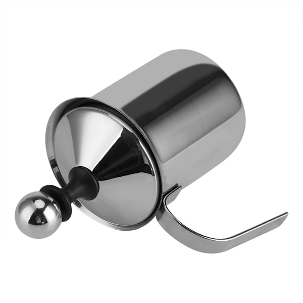 400 ML/800 ML rostfritt stål manuell mjölkskummare dubbelnät kaffeskummare gräddmixer mixer morrhår