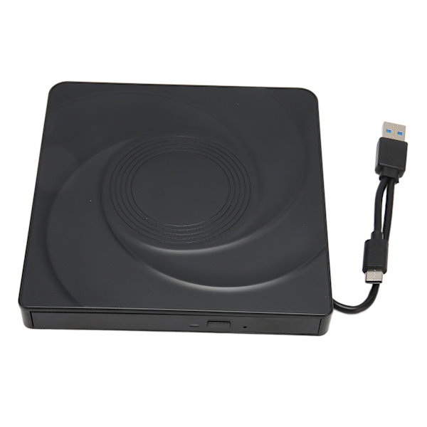 Extern DVD-enhet USB 3.0 Typ C Lågt brus Höghastighets ABS-hus Plug and Play DVD-brännare för stationär bärbar dator