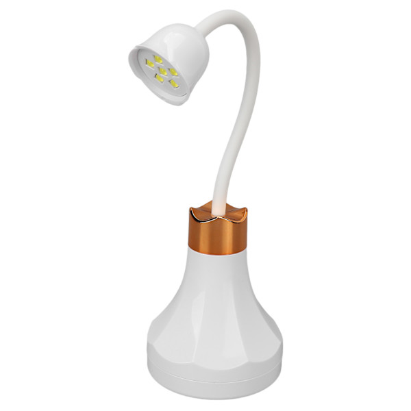 UV LED Neglelampe Bærbar Hjem Neglesalong Roseformet 360 graders roterbar Hands Free Negle tørker Dekorasjon