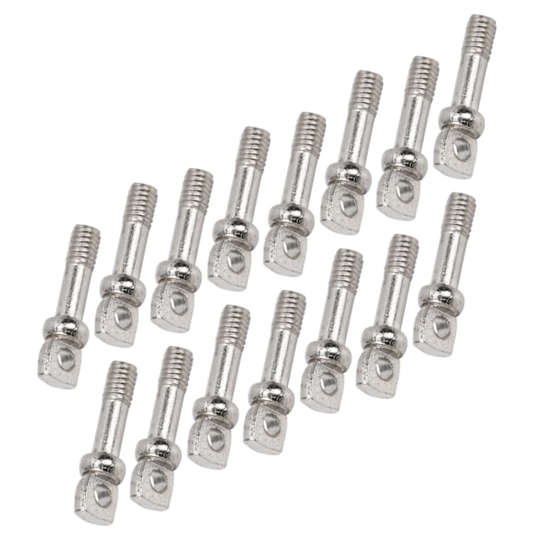 15 kpl ruostumattomasta teräksestä valmistettuja litteäkantaisia ruuveja reiällä, RC-autotarvikkeet etu-/takapuskuriin M3x16mm