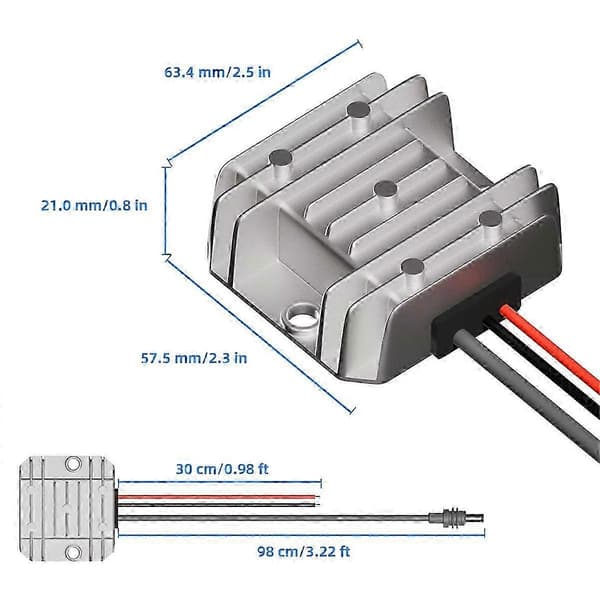Til Starlink Mini Step Up Strømkabel 12V/24V til 30V 3.5A Konverter Udgave D