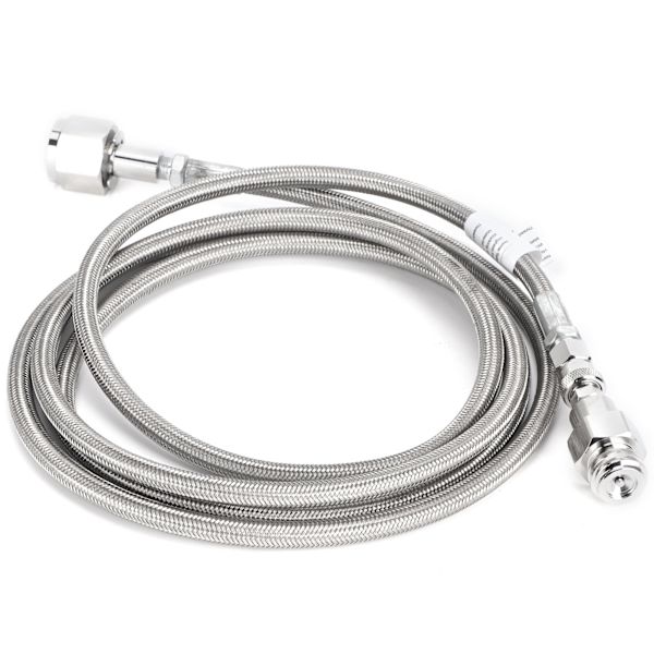 G5/8‑14 // TR21‑4 Ekstern sodavandslange CO2-tank Højtrykslangadapterkit Tilbehør 2,5 m