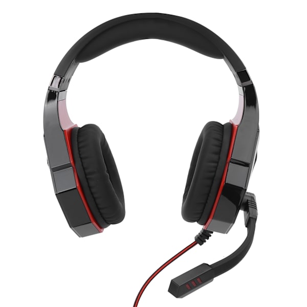 Kabelanslutet gamingheadset USB-port OverEar Headset Mic PC Headset Datortillbehör