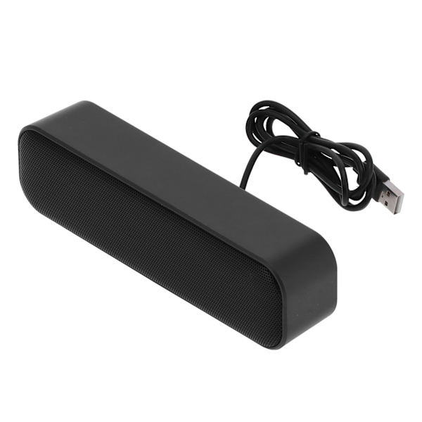 USB-högtalare Minihögtalarbox Inbyggt avkodat ljudkort Stereo Soundbar Datorhögtalare