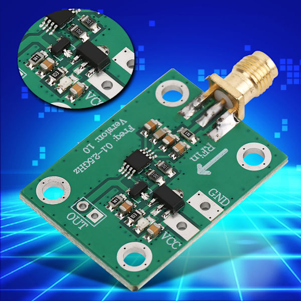 AD8313 logaritmisk detektor RF-signallogg uteffektmätare 0,1-2,5GHz styrenhet