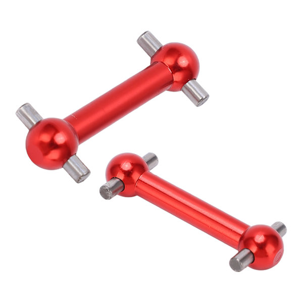 4st aluminiumlegering hundbens drivaxelset för Tamiya TT01 TT02 RC biluppgraderingsdelar Röd