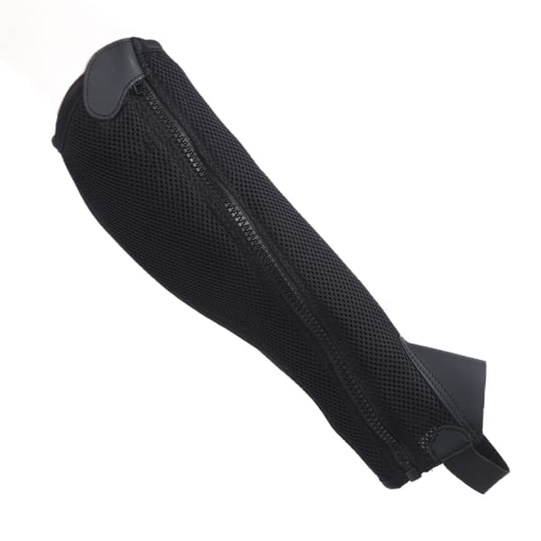 2st Halv Chap Svart Flexibel Mesh Ridning Halv Chap för Barn Hästridning SkyddCL