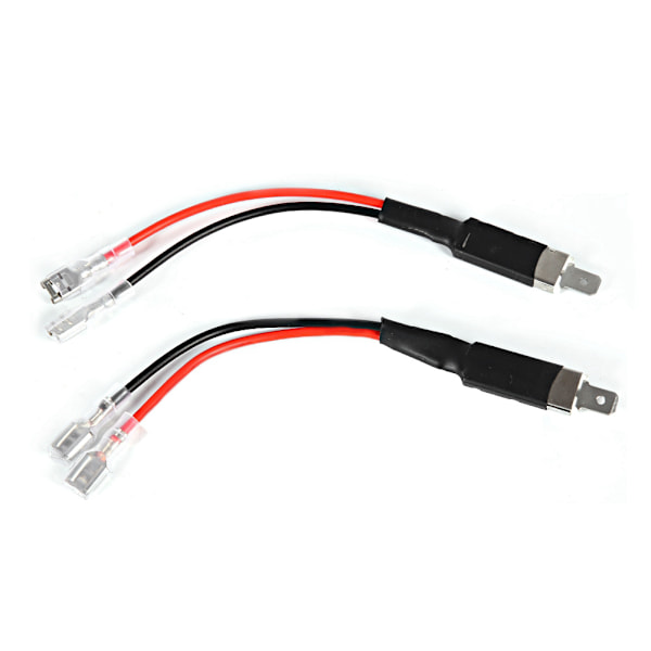 2 stk. H1 LED Single Conversion ledningskontakt Kabelholder Adapter til LED-forlygter