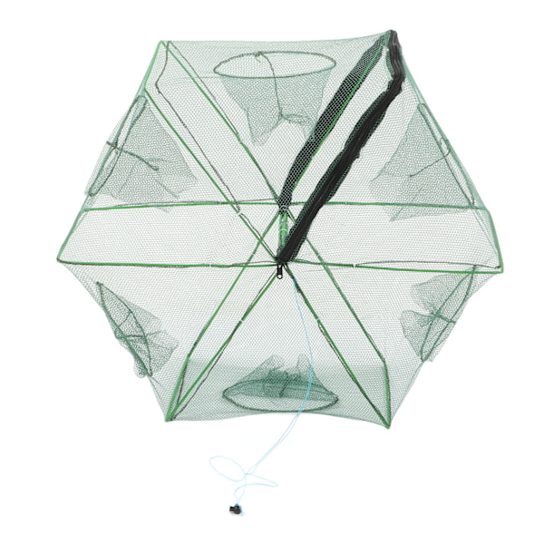 Polygon Fiskebetsfälla Automatisk fiskenätsfälla Vikbar Bärbar Räkbur 70x27cm