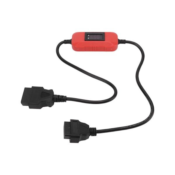 12–24V OBD2-skannerisovitin kaapeli Sopii X431 Easydiag 2.0/3.0 GOLO ABS:lle Kestävä kuorma-autoille Diesel Punainen