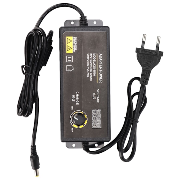 Strömadapter 90W 8A 3V till 12V Justerbar AC till DC-omvandlare med LED Digital Display För LCD-skärmar Mini-TV 100‑240VEU-kontakt