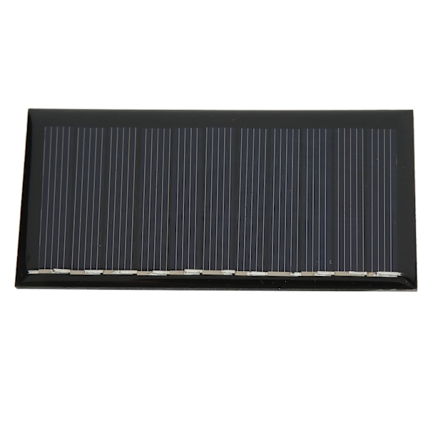 2 stk Epoxy Solcellepanel Høy Konverteringsrate Polysilicium 0,5W 5,5V DIY Solcelle Epoxy Plate for Gatebelysning Apparater