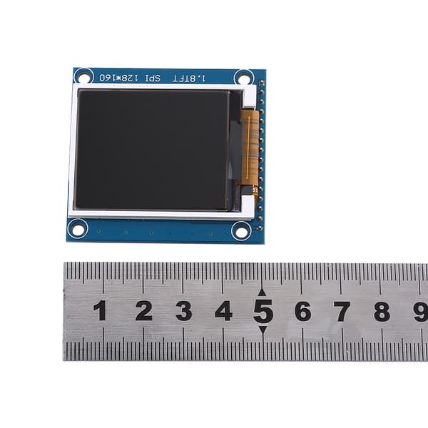 1,8 tommer TFT Seriel LCD-farveskærmmodul med PCB SD-stik kompatibel med 1602-interface