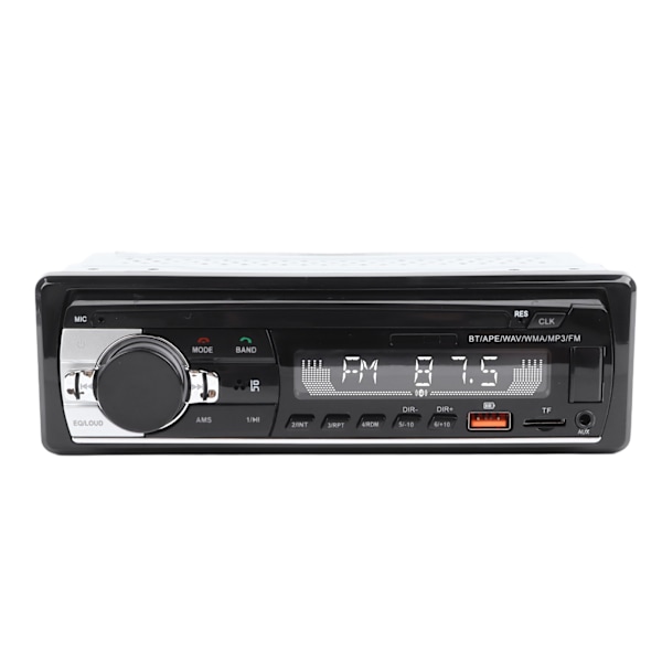 Bilstereo USB-kontakt Radio Bluetooth Plassbesparende handsfree tappefri musikkbil MP3-spiller