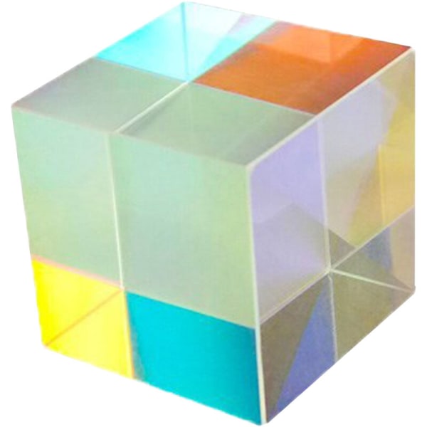 X-Cube RGB Splitter Combiner Optical Dispersion K9 Prism Sexsidigt ljusfärgat glasprisma 15*15*15mm, modell: 15X15X15mm