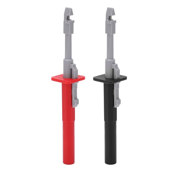 1 sæt trådpiercing sonde klip punktering testkrog blystifter med 4 mm jack J.30020 rød sort