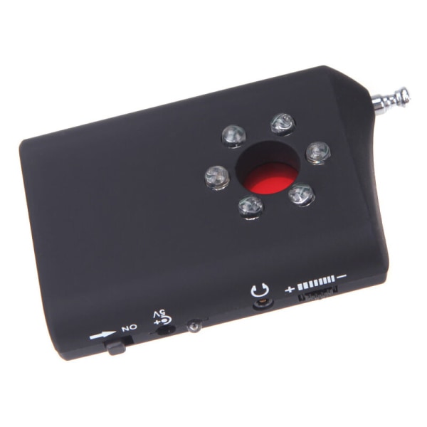 Antispiondetektor LDRF-DT1 Kamera GSM lydfeilsøker GPS Tracker RF-signallinse, modell: EU-plugg