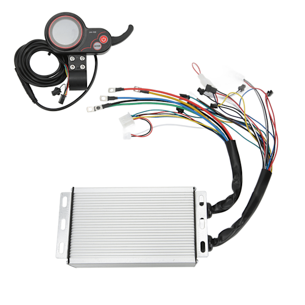 1500W 36V 48V elsykkel børsteløs motorstyring LCD-skjerm for elsykkel scooter