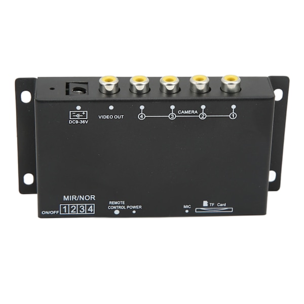 Digitaalinen videoajotallennin ajoneuvoihin 4-kanavainen 720P DC9‑36V Universaali Mini MDVR matkailuautoon, pakettiautoon ja kuorma-autoon