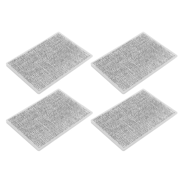 4 stk. Prægefolder Multifunktionelle DIY Håndværk Plast Prægeskabelonmapper til Prægemaskine