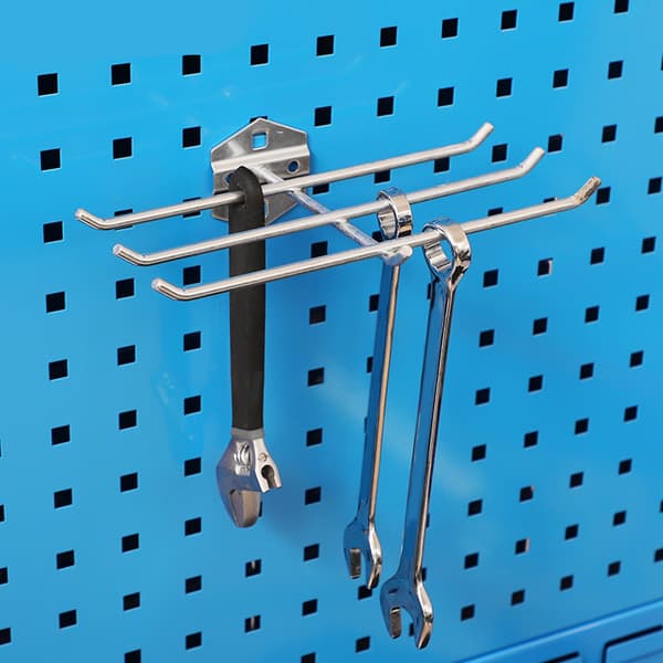 Vægmonteret Hardware Værktøjsstativ Pegboard Krog Garage Tool Stand
