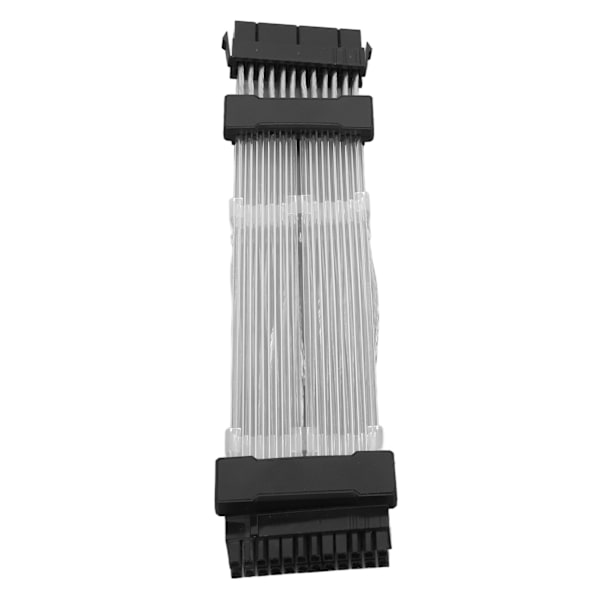 ARGB Forlengelseskabel 24PIN 5V 18AWG Wire Core Plug and Play Synkronisert Sleeved Kabel for Stasjonære Datamaskiner Hovedkort 24P