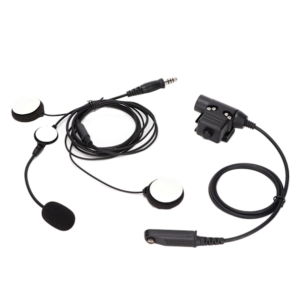 Motorcykelheadset Bilaterale Motorcykelhjelmøretelefoner med U94 PTT til Baofeng UV9R PLUS UVXR BF9700