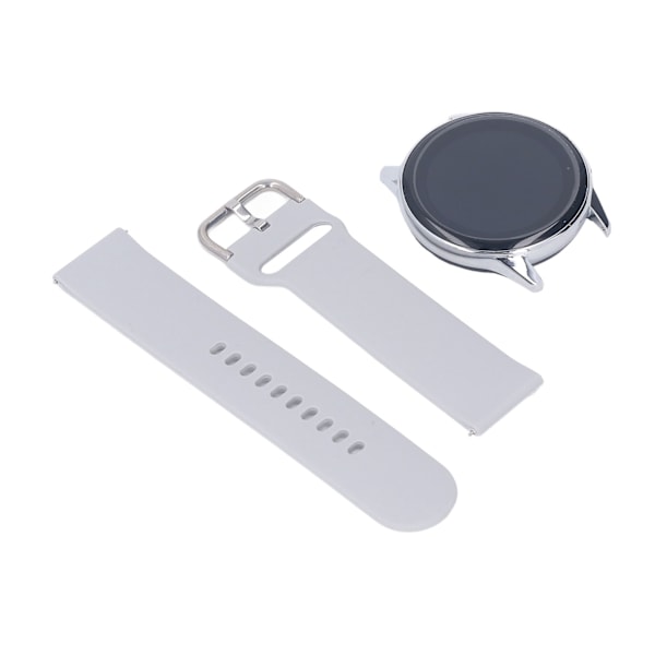 T2 PRO Smartwatch Grå - Hjärtfrekvens, Blodtryck, Blodsockerövervakning, Bluetooth-samtal, Silikonarmband