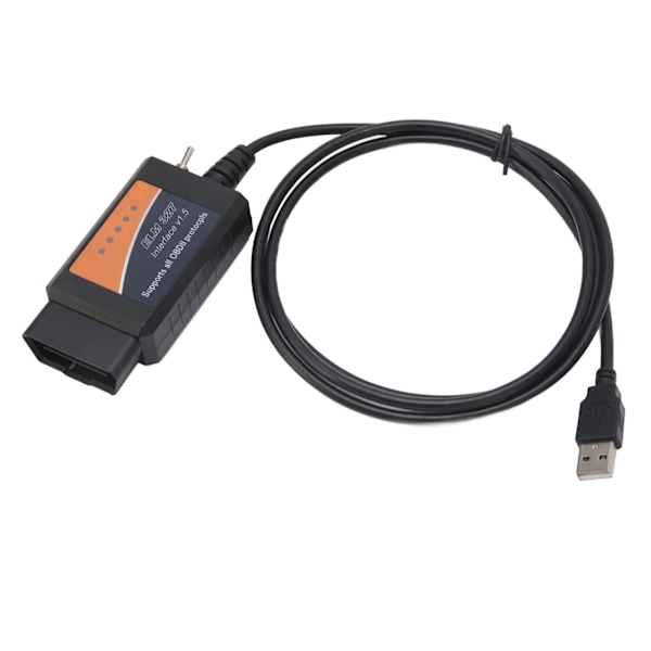 OBD2 USB-adapter för ELM327 Code Reader Scanner Diagnostikkabel för FORScan FoCCCus