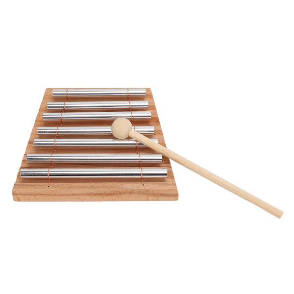 Energy Chime 7 Tone Handklokker Slagverksinstrument med klubbe for klasseromsledelse