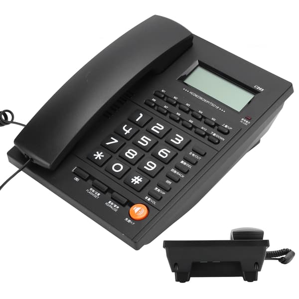 Fastnettelefon Ledningstelefon Bordtelefon med ledning til hjemmekontor, hotel, restaurant