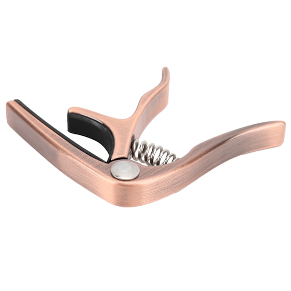 CP‑08 Sinkkiseos ja silikon Kevyt kitara Ukulele Capo Musiikkiinstrumenttarvikkeet Rose Gold