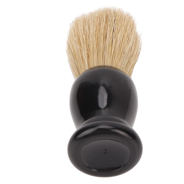 Skægbørste Multipurpose blank sort farve Lettskummende Syntetisk mænds barberkost til hjemme salon rejser