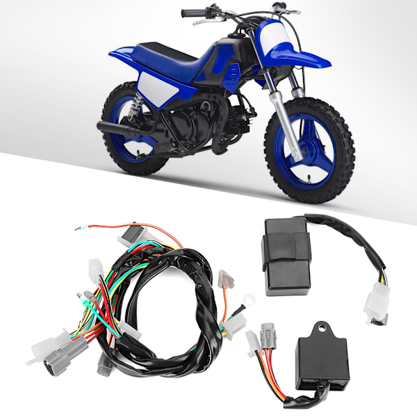 Tändningskabelhärva CDI-styrenhet Spol Kit Passar Yamaha PW50 PY50 Terrängmotorcykel
