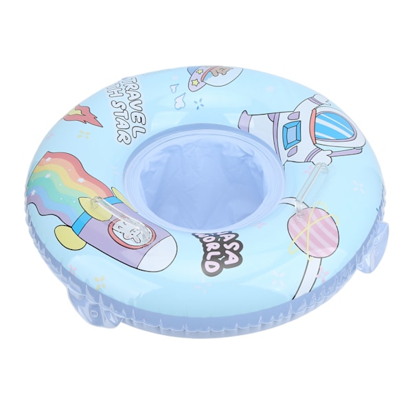 70 cm/27,56 tum Babybadring Uppblåsbar Simring Miljövänlig PVC med Säkerhetsstol för Barn