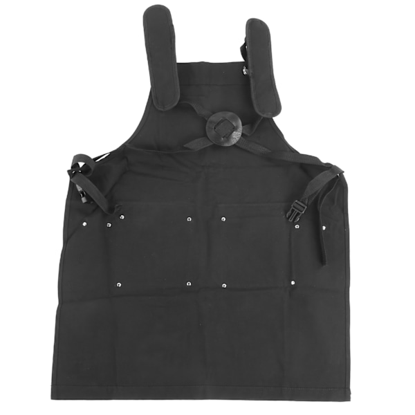 Outdoor Camping Utility Working Canvas Förkläde Verktygsförvaringsförkläde med justerbar rem XL