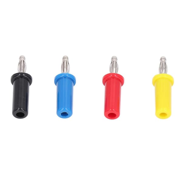 Bananstik 4mm messing tilbehørssæt til maskinudstyr J.10013