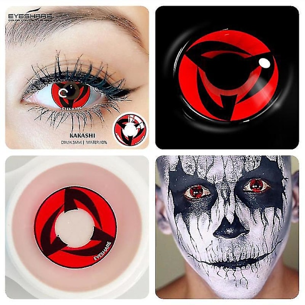 Anime Fargestikkontaktlinser 2 stk Cosplay-serie - SPIRIT EYE