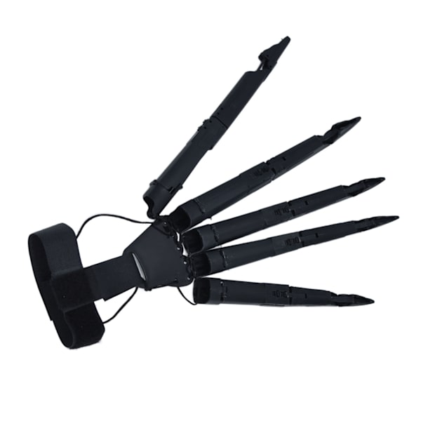 Halloween ledade fingrar 3 dimensioner tryckta ledade fingerförlängningar för halloweenfest Cosplay Svart höger hand