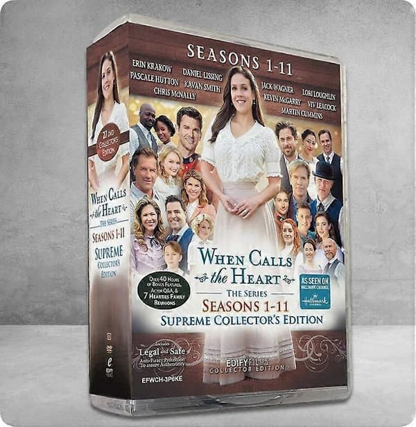 When Calls the Heart Sesong 1-11 [DVD, 27-Disker, Bokssett] engelsk versjon
