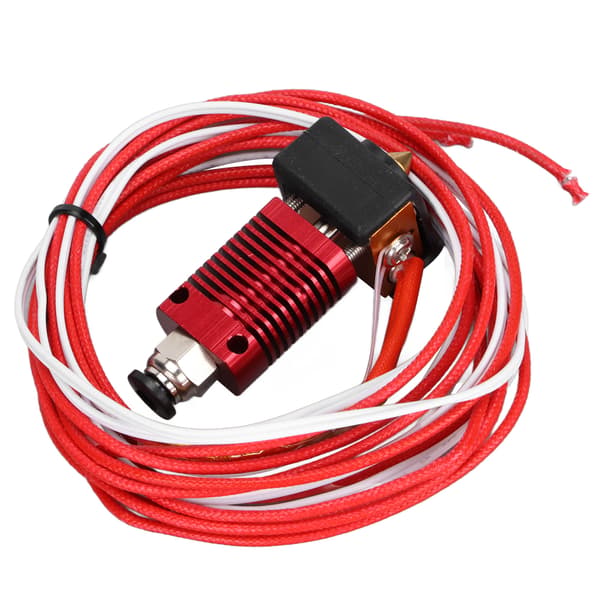 3D-skrivarmunstyckedelar, pluggbar termistor, silikonöverdrag, 3D-skrivar extruder hot end-kit 12V