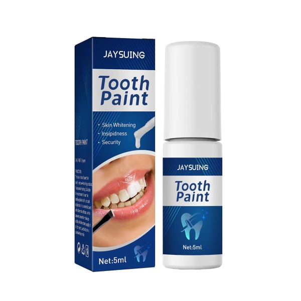 2kpl 5 ml De Peinture Dentaire, Peinture Professionnelle De Blanchiment Des Dents, Peinture Cosmtique Instantane Pour Les Dents, Peinture Blanche Douc