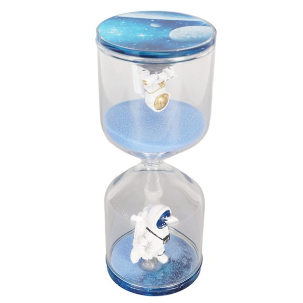 Timglas Timer 30 Minuter Astronaut Ornament Sandglas Timer Sand Klocka för skoluppgifter och matlagning