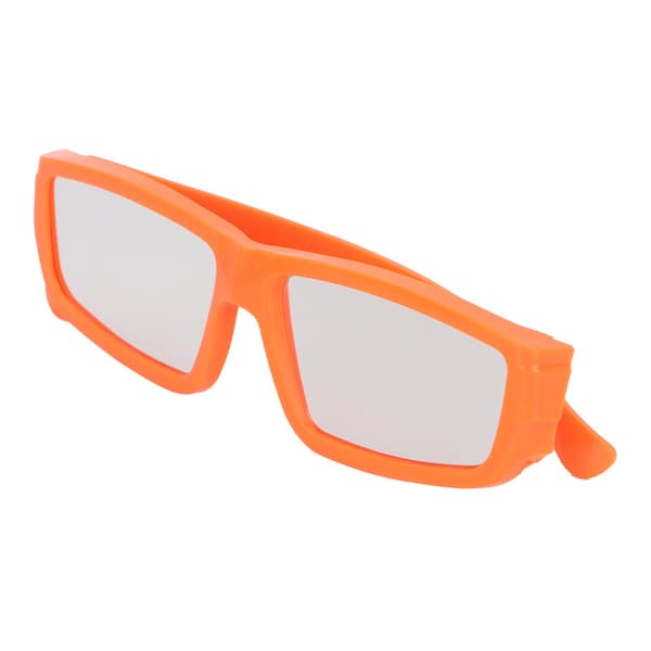 5-pack Solar Eclipse Glasses Professional Safe Plastic Direct Sun Viewing for Teens Adults Orange