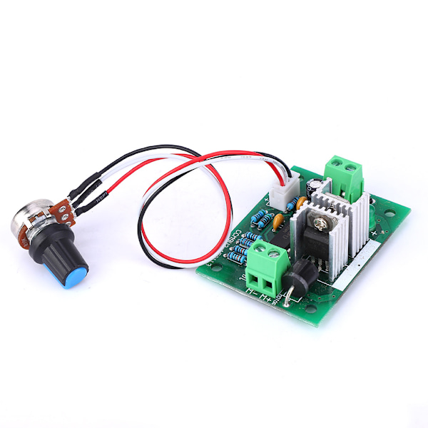 DC 12‑24V 6A DC-motorhastighedsstyringskortmodul PWM trinløs hastighedsregulering