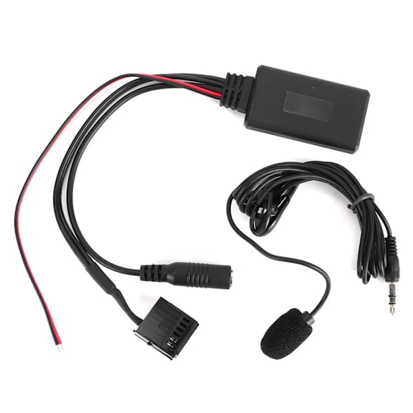 Auton Bluetooth AUX-IN-kaapeliadapter mikrofonilla Handsfree-puheluille sopii Ford Focus 6000CD:lle