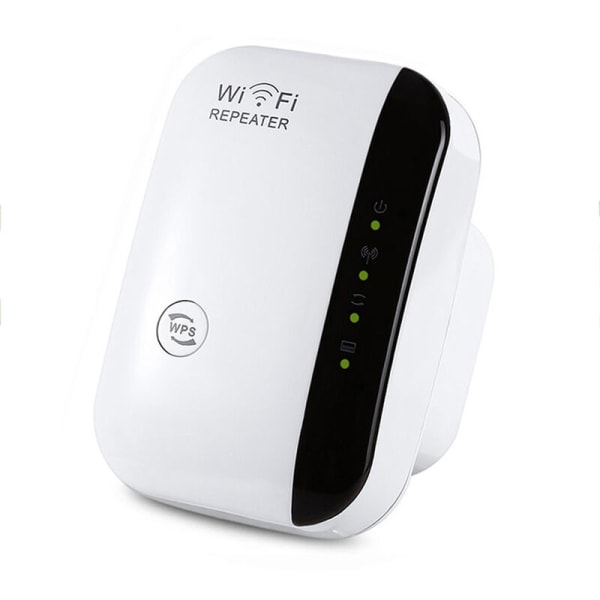 WiFi Signal Booster Langaton toistin 300M WiFi Enhancer WiFi Range Extender kotitoimistoon EU Plug, Malli: Valkoinen EU Plug