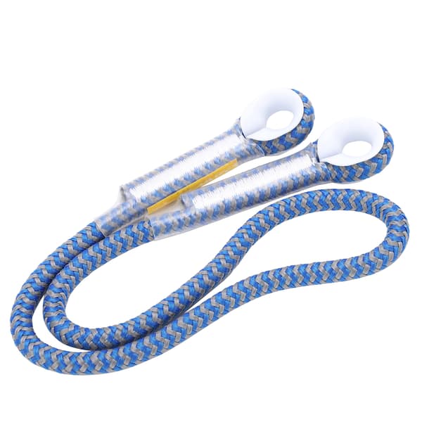 【NX】Professionel bjergbestigning redningsline Beskyttende Eyetoeey Sling Loop Rapellreb (blå 80 cm)