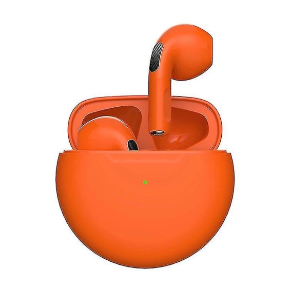 Bluetooth trådlösa hörlurar Hörlurar Stereo Hifi-headset Orange