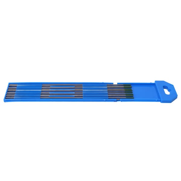【NX】10 stk Wolframelektroder TIG-sveising Argon Arc Pure Needle Grønt hode WP 1,6mmx150mm